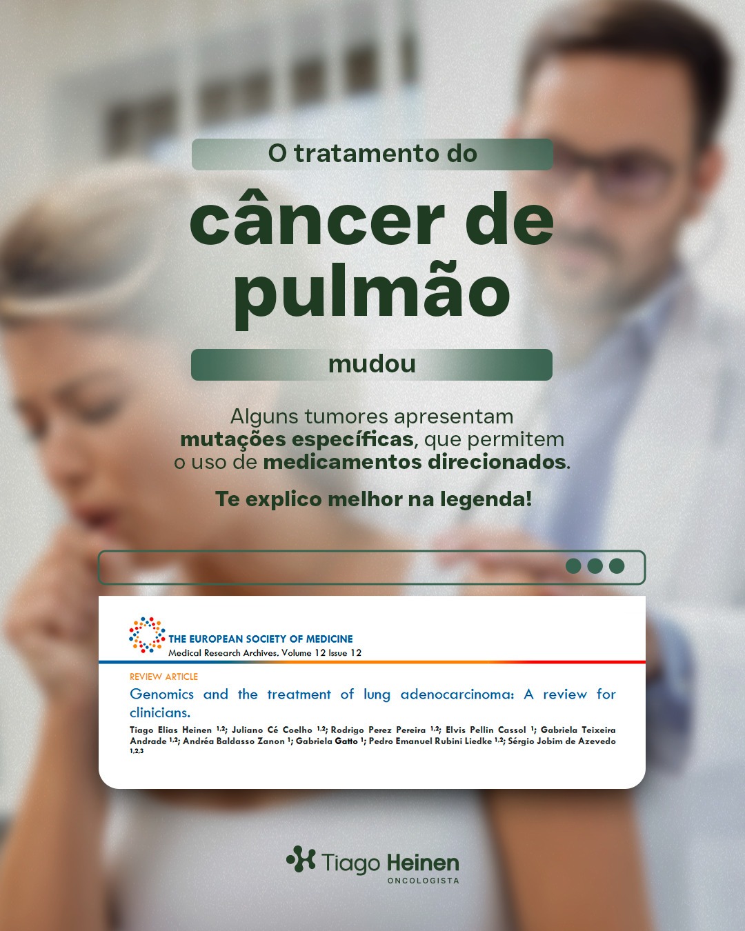 O tratamento do câncer de pulmão mudou