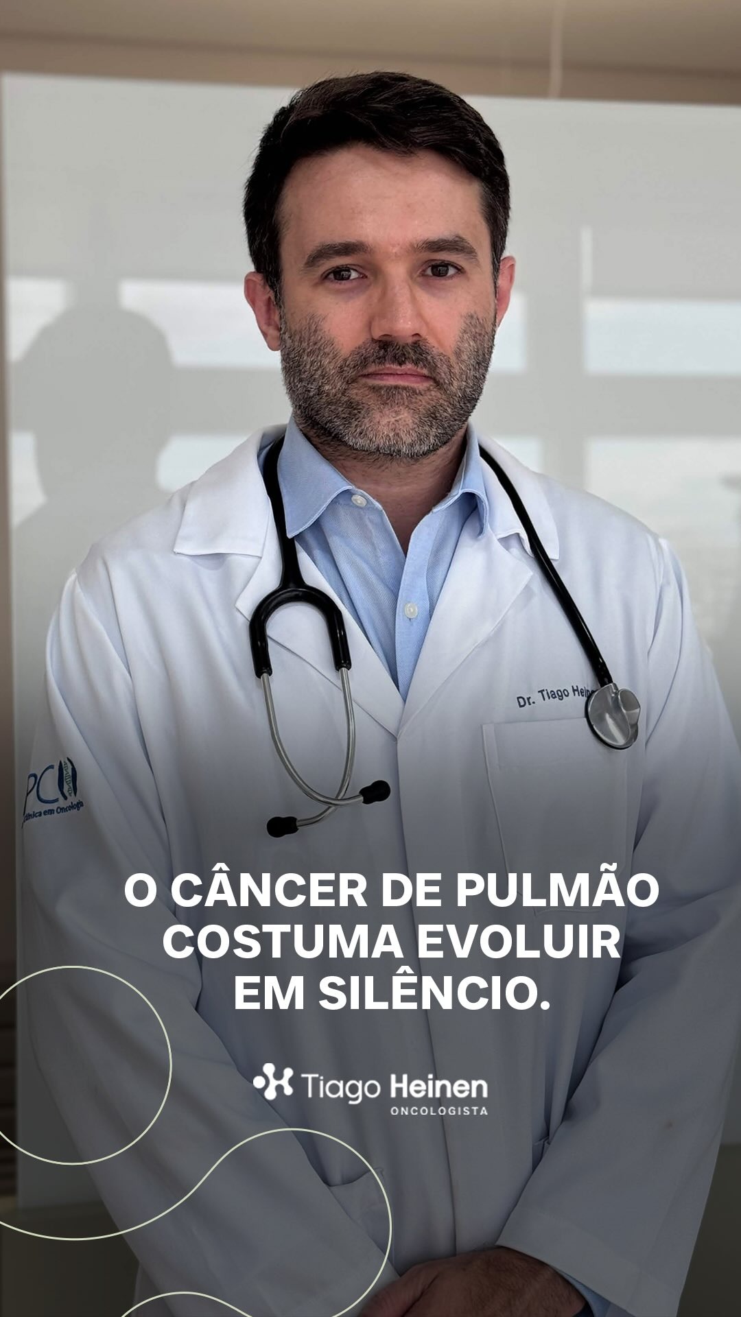 O câncer de pulmão costuma evoluir em silêncio